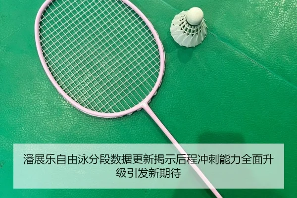 潘展乐自由泳分段数据更新揭示后程冲刺能力全面升级引发新期待